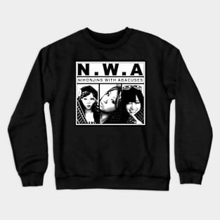 Nihonjins With Abacuses Crewneck Sweatshirt